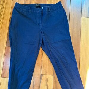 Women's Talbots The Perfect Crop Blue Size 18W